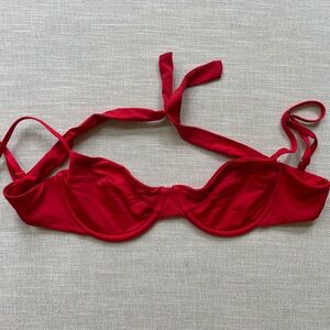 Monday Swimwear Red Bikini Top
